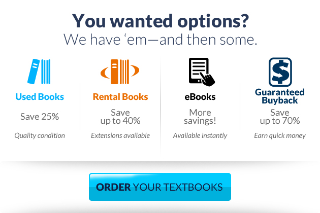 Go with used books this term and save 25%.